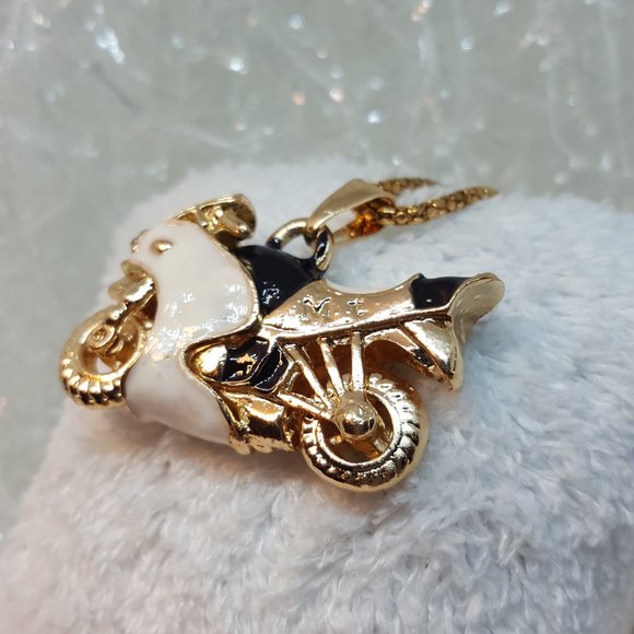 MOTORCYCLE Pendant with chain - Picture 3 of 3